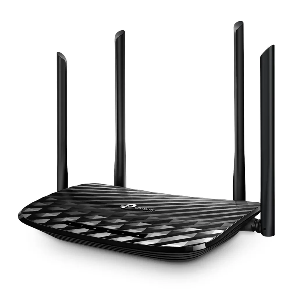 Archer C6. Router WiFi AC1200 MU-MIMO Tp-Link doble banda (867Mbps en 5Ghz y 300 Mbps en 2.4GHz) 1 puerto Gigabits WAN, 4 puertos Gigabits LAN